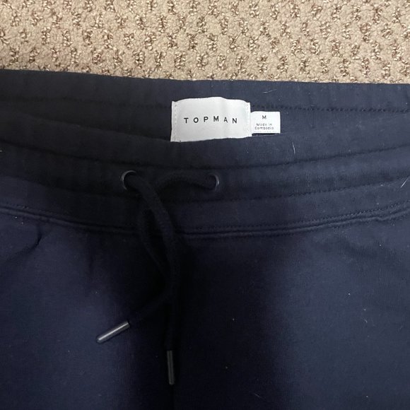 Topman Navy Sweatpant Joggers - Picture 3 of 4